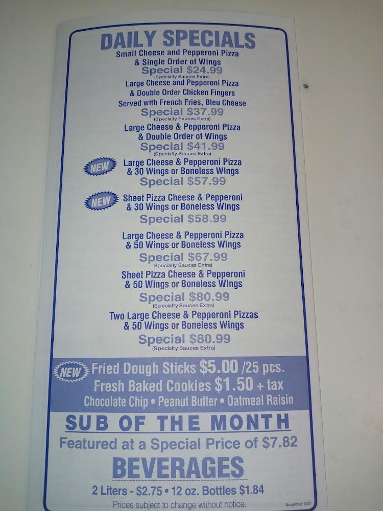 Bailey N Doat Pizzeria Menu image 4